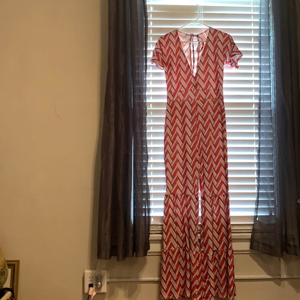 Multicolor jumpsuit in size small - no brand.